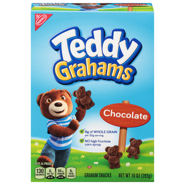 Teddy Grahams, Chocolate, 10 oz