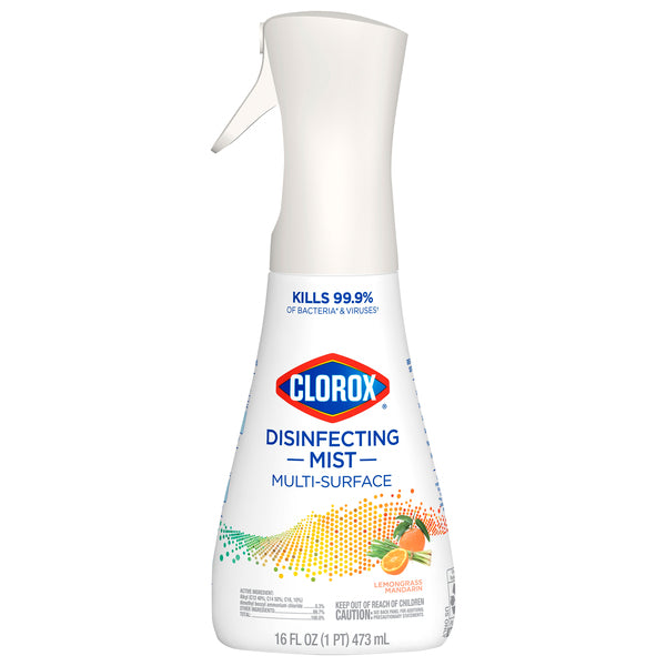 Clorox Disinfecting Mist, Multi-Surface, Lemongrass Mandarin, 16oz