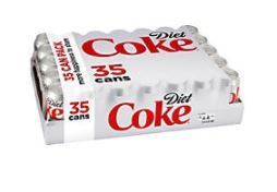 Diet Coke, 12 oz cans, 35 ct