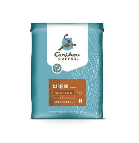 Caribou Coffee Whole Bean, Medium Roast, Caribou Blend, 40 oz