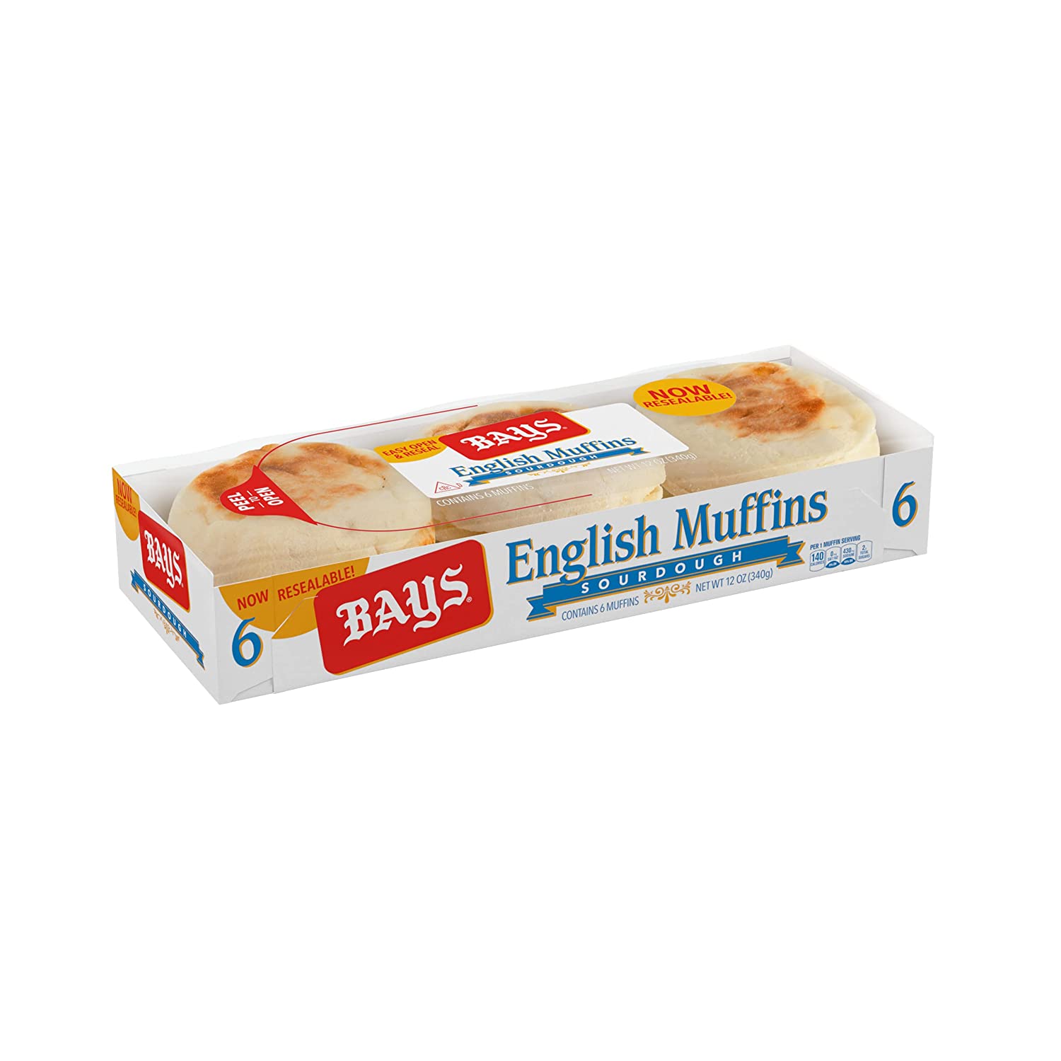 Bays English Muffins, 6 ct