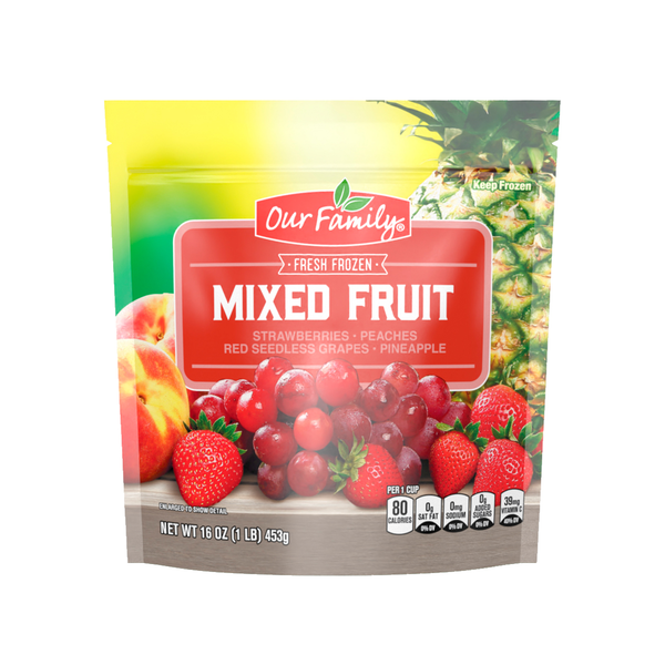 Our Family Fresh Frozen Mixed Fruit, 16 oz