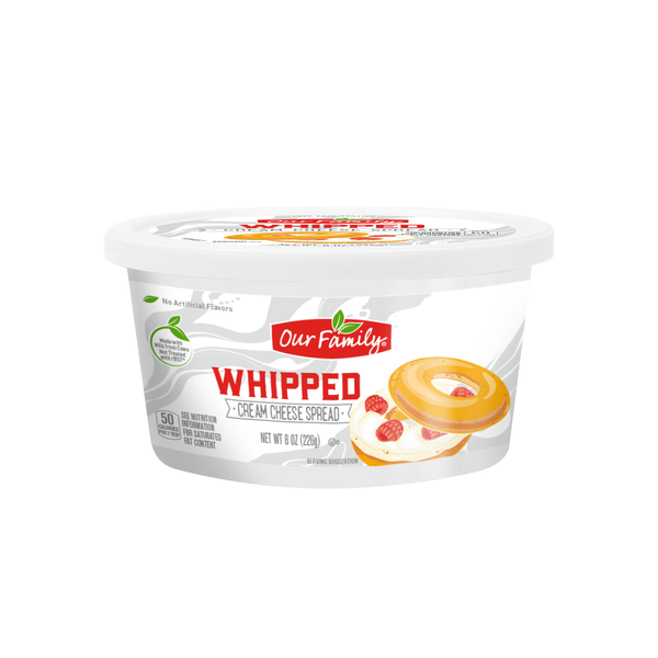 Our Family Whipped Cream Cheese Spread, 8oz