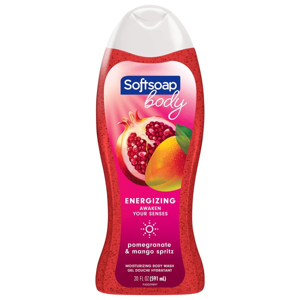 Softsoap Body Wash Pomegranate & Mango Spritz, 20 oz