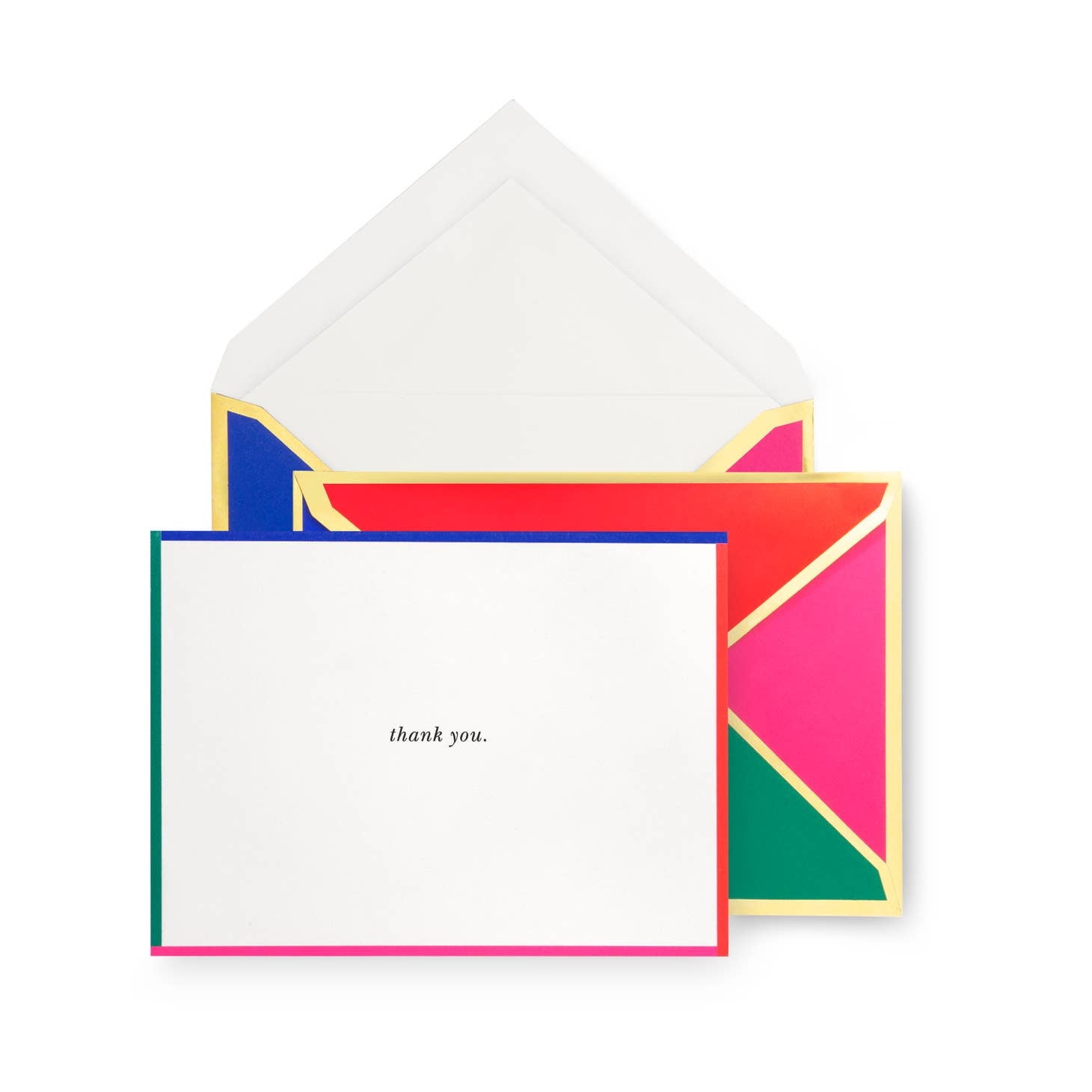 Kate Spade Colorblock Thank You Card Set