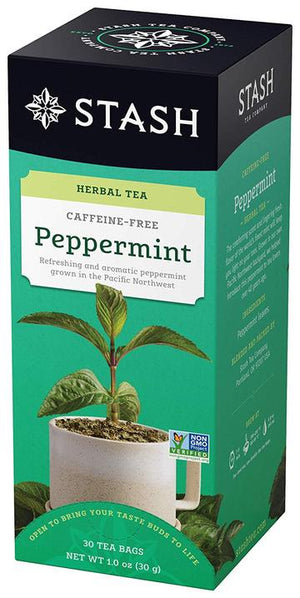 Stash Herbal Tea, Peppermint, 30 ct