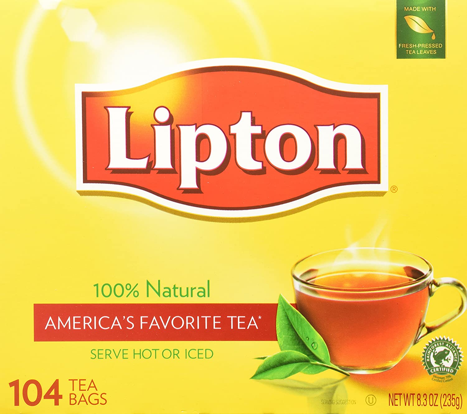 Lipton Tea Bags, 104 ct