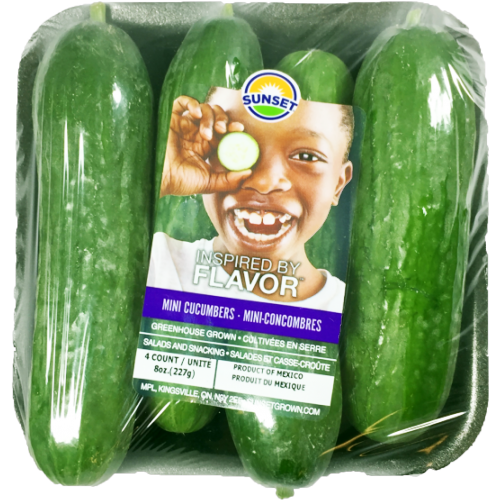 Sunset Mini Cucumbers, 4 ct