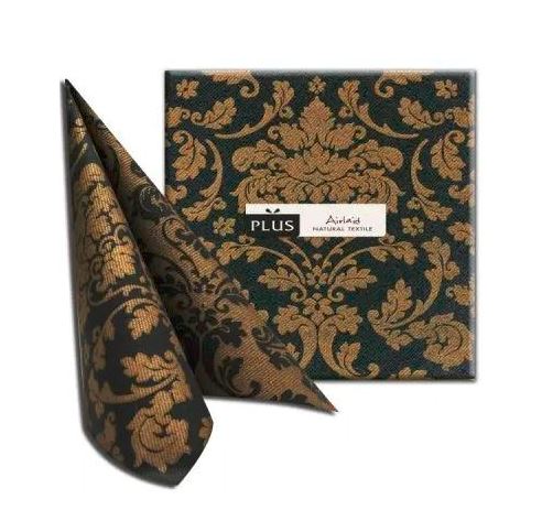 Airlaid Napkins, Victoria Nero, 50 ct