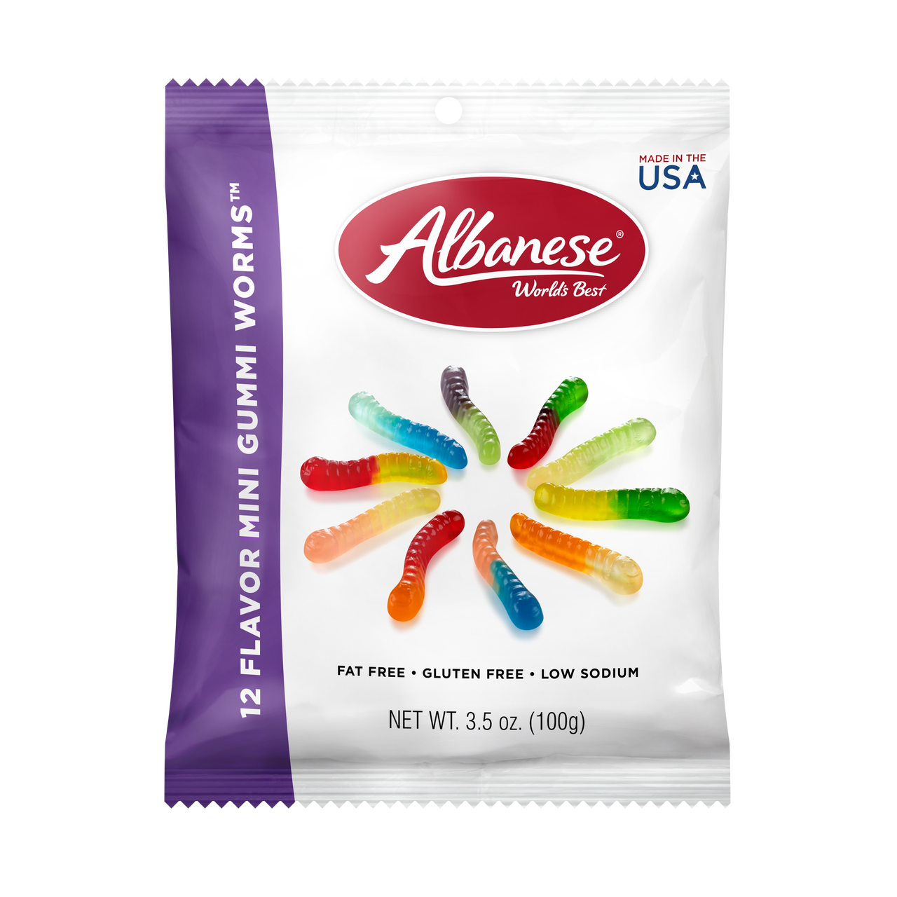 Albanese Mini Gummi Worms, 3.5 oz