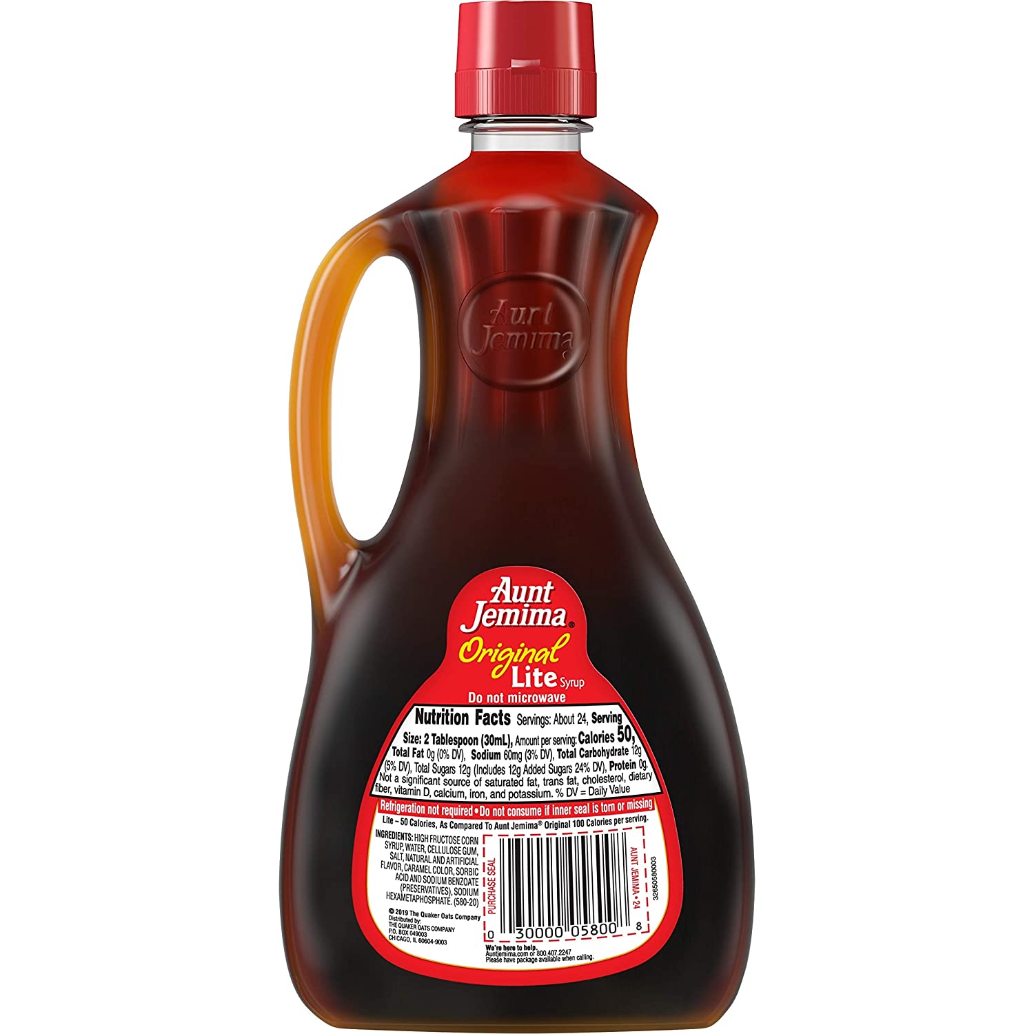 Aunt Jemima Original Lite Syrup, 24 fl oz