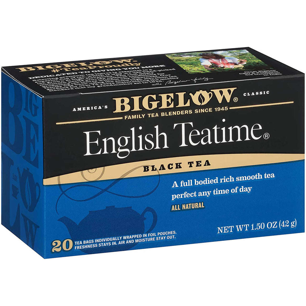 Bigelow English Teatime Black Tea Bags, 20ct