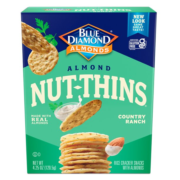 Blue Diamond Almond Nut-Thins, Country Ranch, 4.25 oz