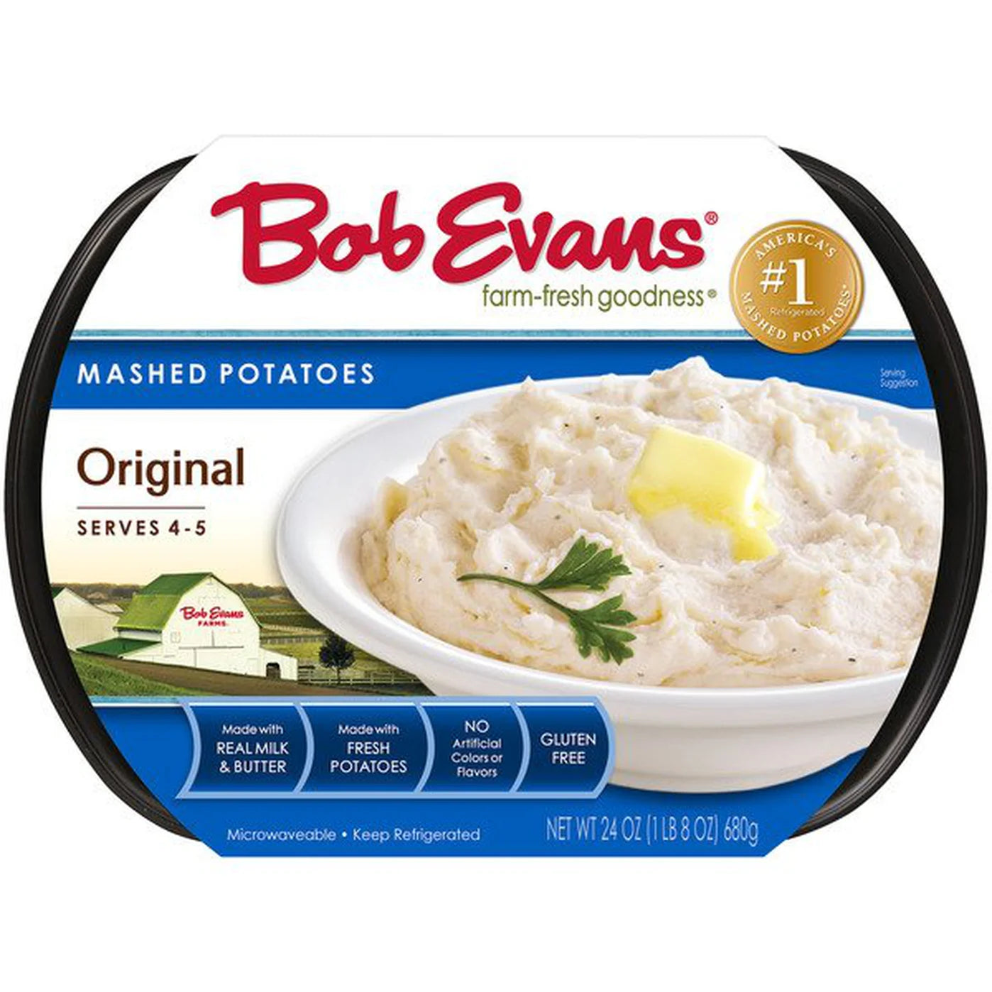 Bob Evans Mashed Potatoes, Original, 24 oz