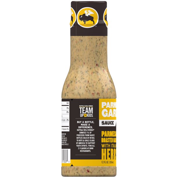 Buffalo Wild Wings Sauce, Parmesan Garlic, 20 oz