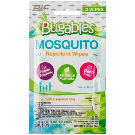 Bugables Mosquito Repellent Wipes, 2 ct.