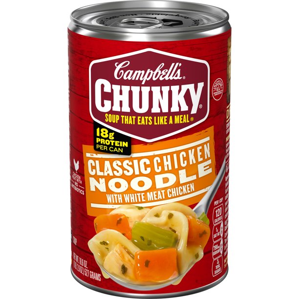 Campbell's Chunky Chicken Noodle Soup, 18.6oz