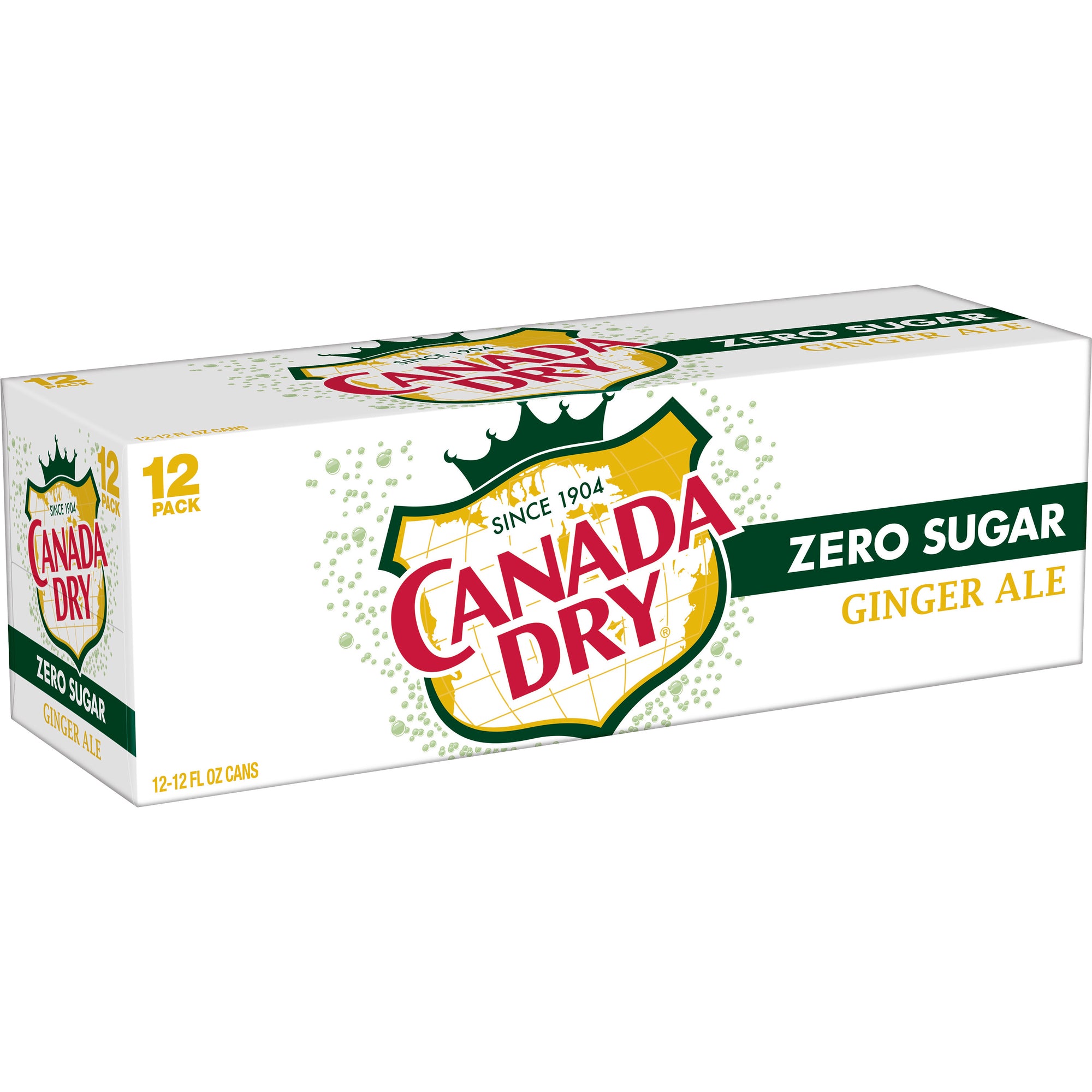 Canada Dry Ginger Ale Zero, 12 oz, 12 pk cans