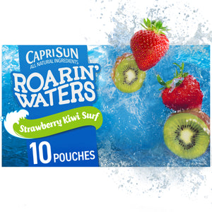 Caprisun Juice Drinks, Roarin' Waters Strawberry Kiwi Surf, 6 oz, 10 ct