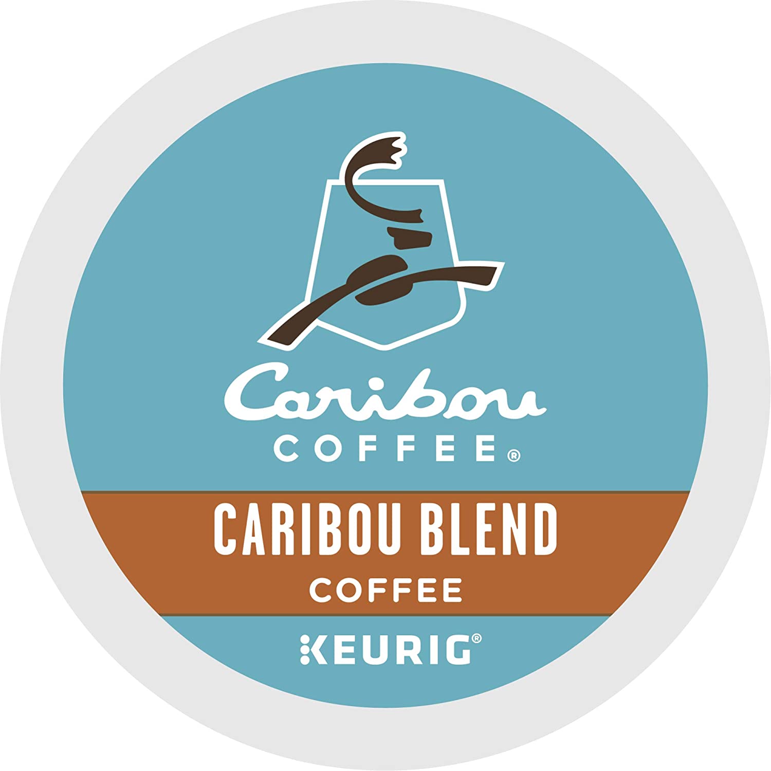 Caribou Coffee, Caribou Blend Medium Roast, K-Cup Pods, 32ct