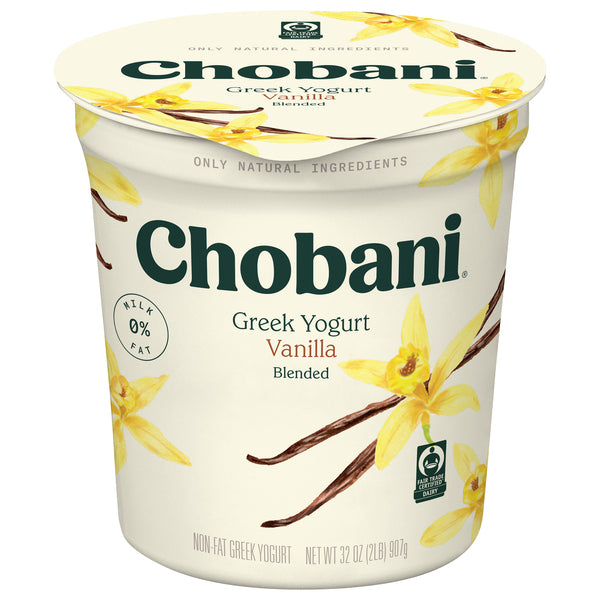 Chobani Greek Yogurt, Vanilla,  32oz