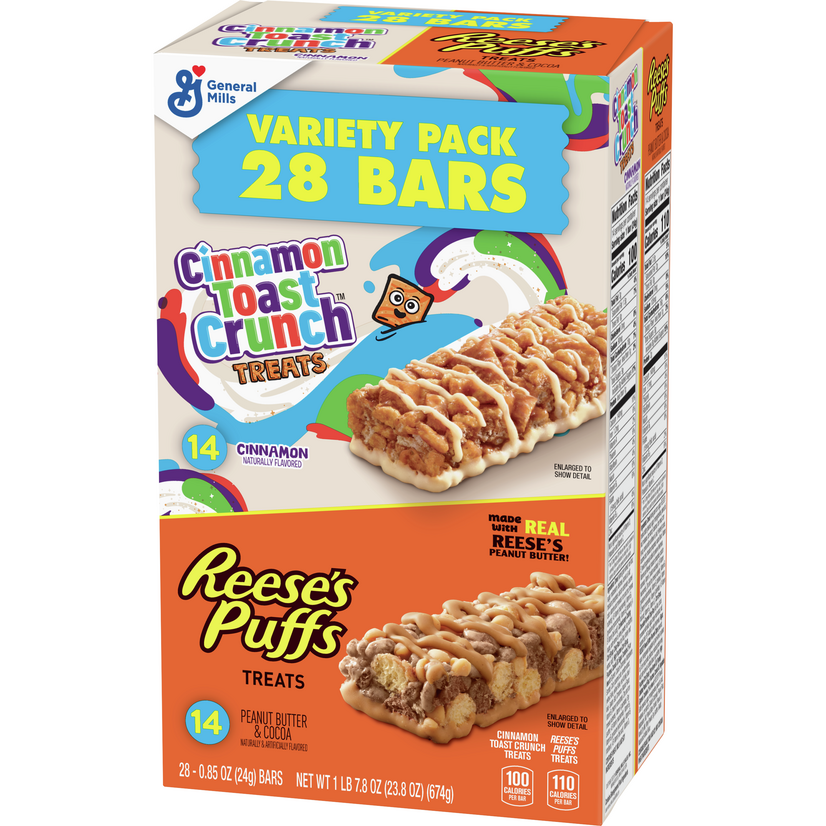 Cinnamon Toast Crunch & Reese Puffs Treats Bar, 28 ct