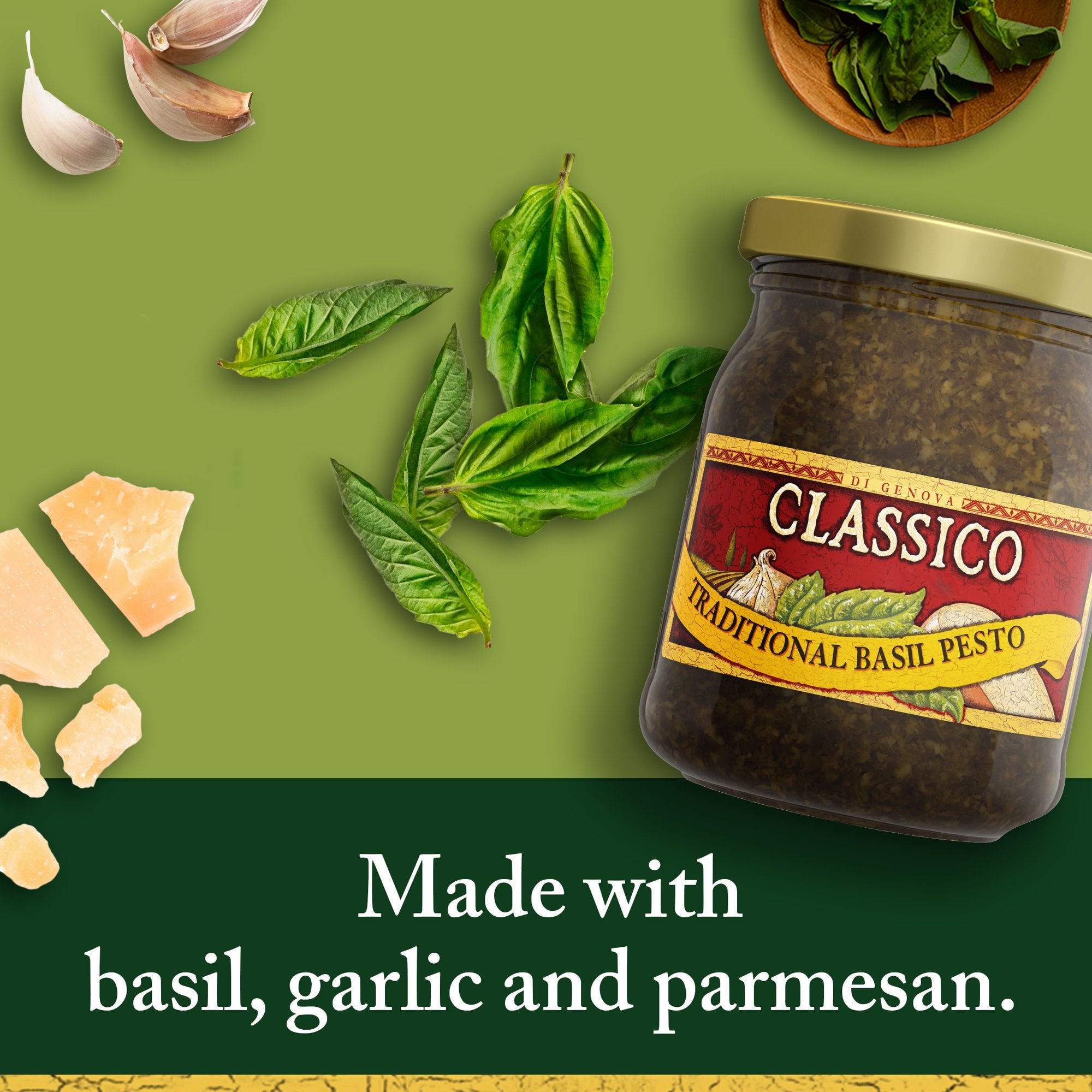 Classico Basil Pesto, 8.1 oz