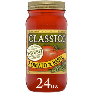 Classico Tomato & Basil Pasta Sauce, 24 oz