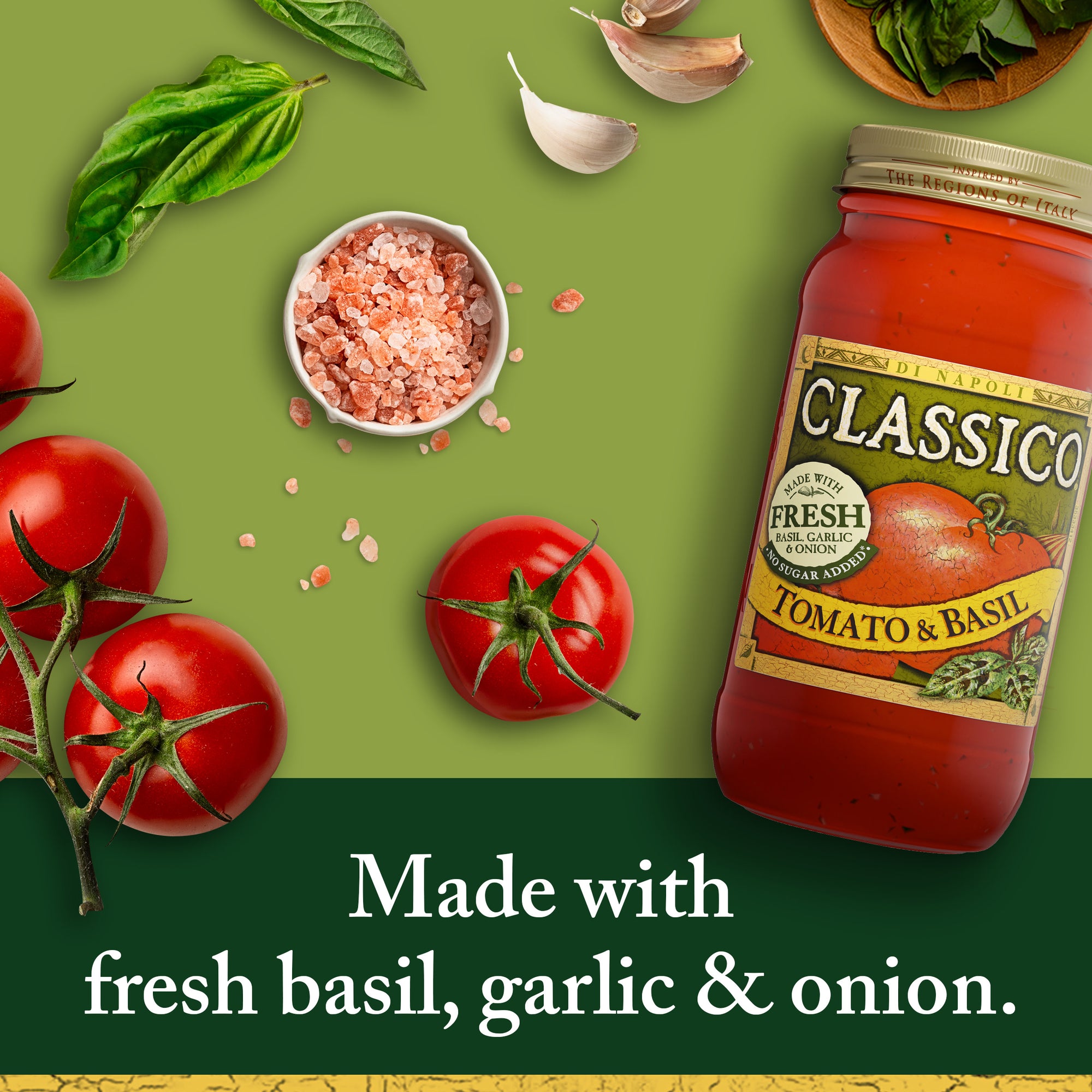 Classico Tomato & Basil Pasta Sauce, 24 oz