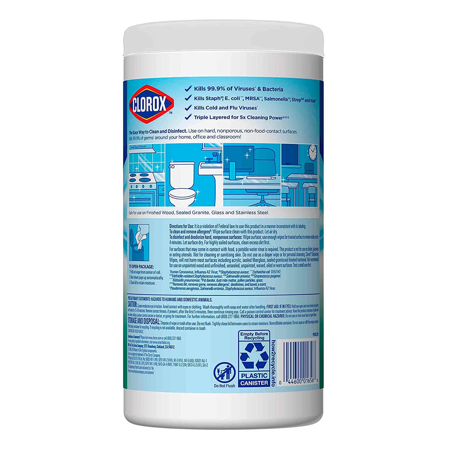 Clorox Disinfecting Wipes, Fresh Scent, 75 ct