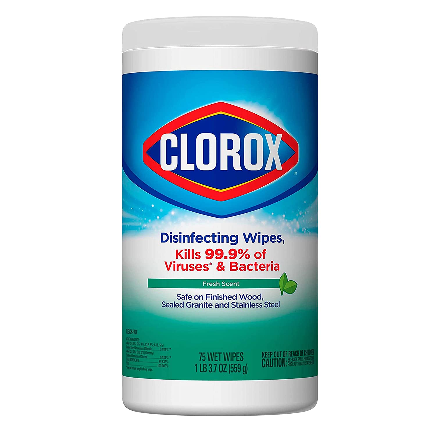 Clorox Disinfecting Wipes, Fresh Scent, 75 ct