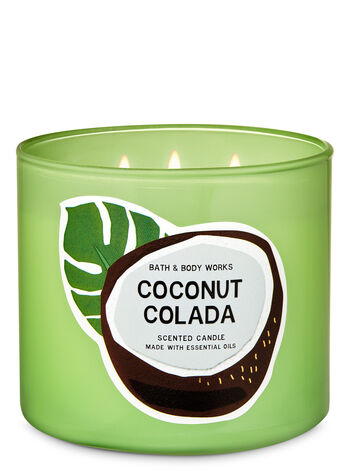 Bath & Body Works 3-Wick Candle, Coconut Colada, 14.5 oz