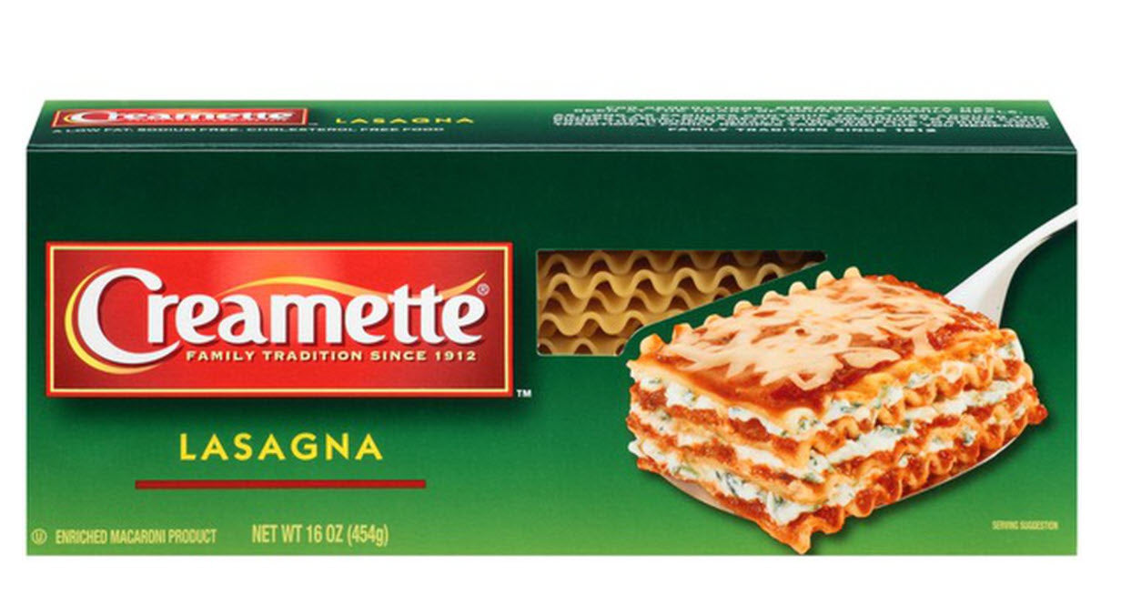 Creamette Lasagna Noodles, 16oz