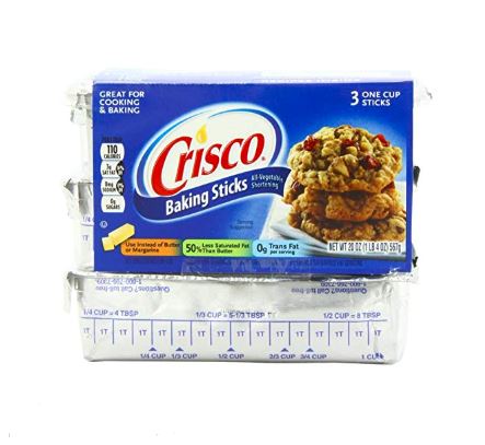 Crisco Shortening Sticks, 20 oz