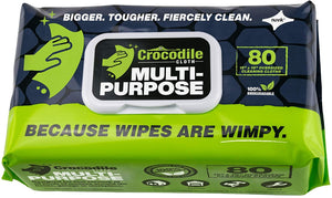 Crocodile Multi-Purpose Wipes 80ct