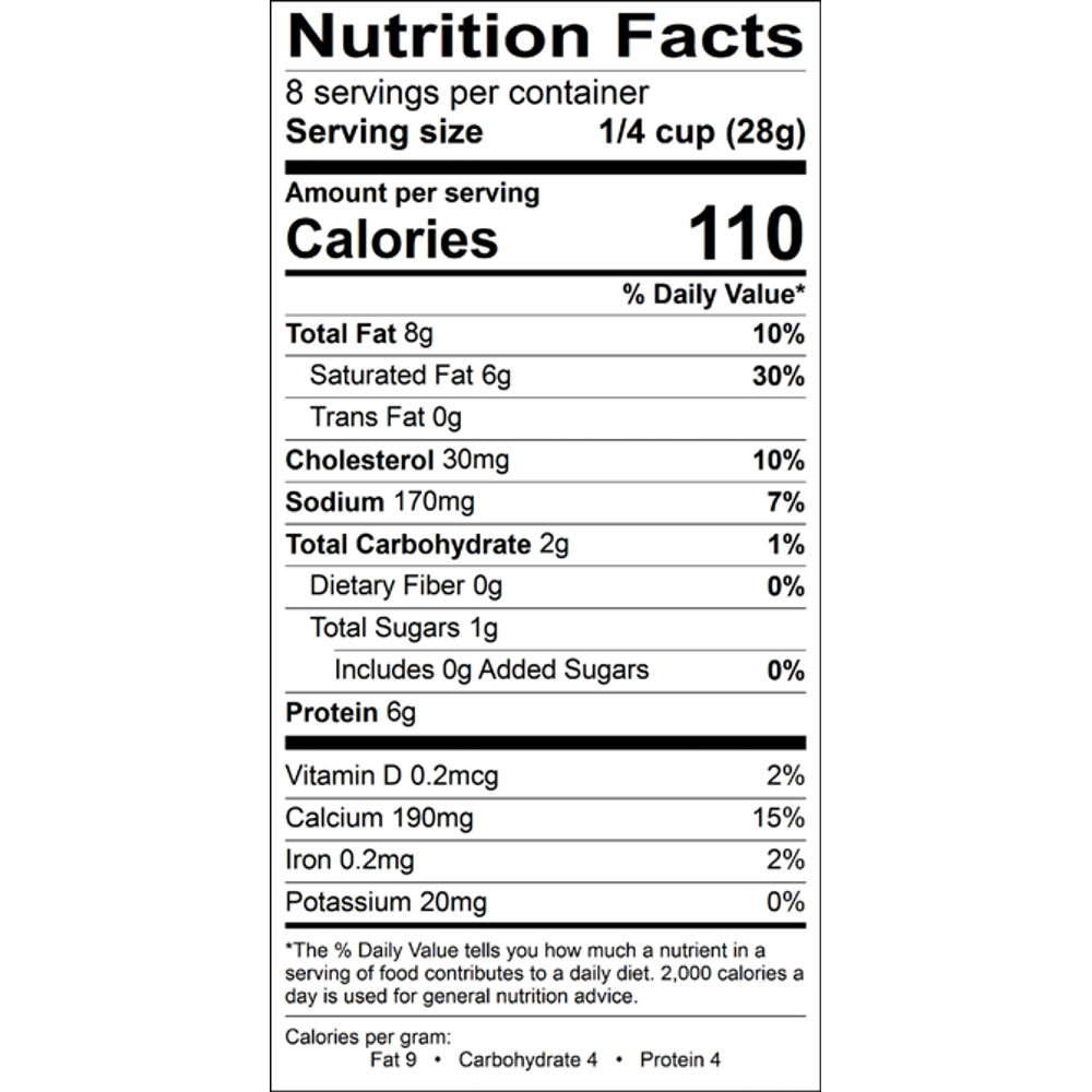 Crystal Farms Finely Shredded Cheese, Cheddar, 8 oz