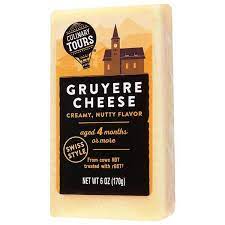 Culinary Tours Gruyere Cheese, Swiss Style, 6 oz