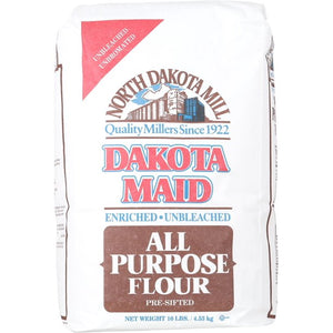 Dakota Maid All Purpose Flour, Unbleached, 10lb