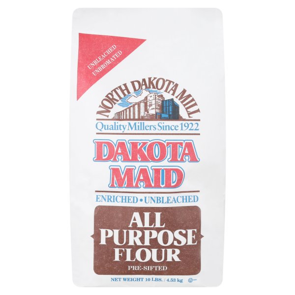 Dakota Maid All Purpose Flour, Unbleached, 10lb