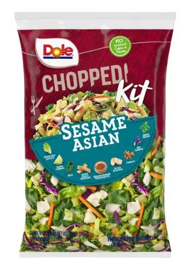 Dole Chopped Sesame Asian Salad Kit, 13.6 oz