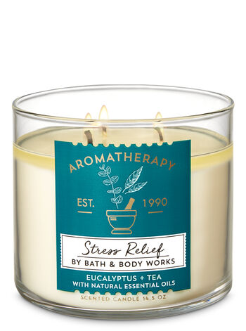 Bath & Body Works Candle, Eucalyptus & Tea