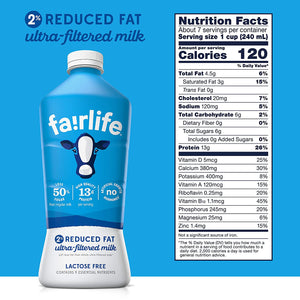 Fairlife, 2% Reduced Fat Milk, 52oz