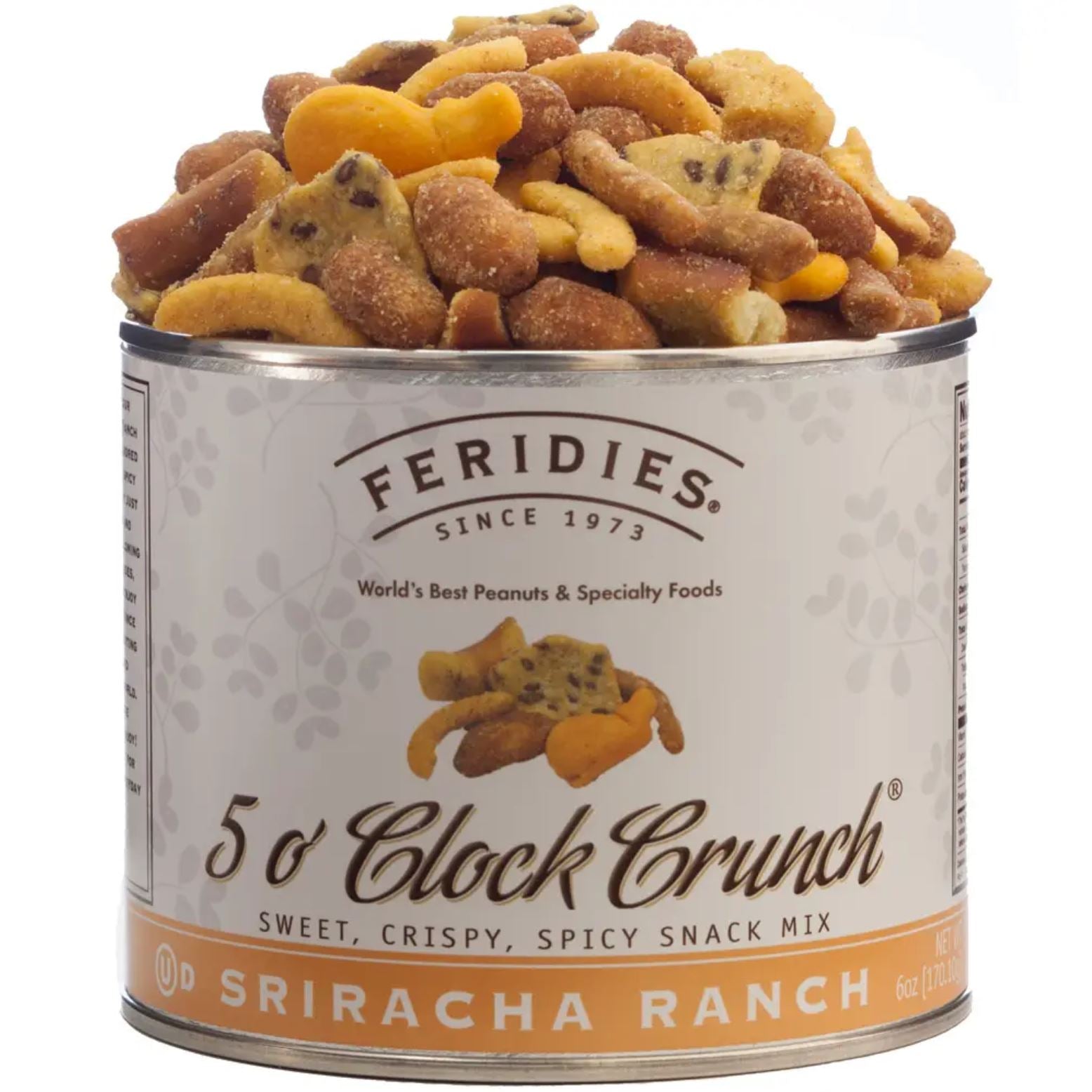 Feridies 5'O'Clock Crunch Sriracha Ranch Snack Mix, 6oz