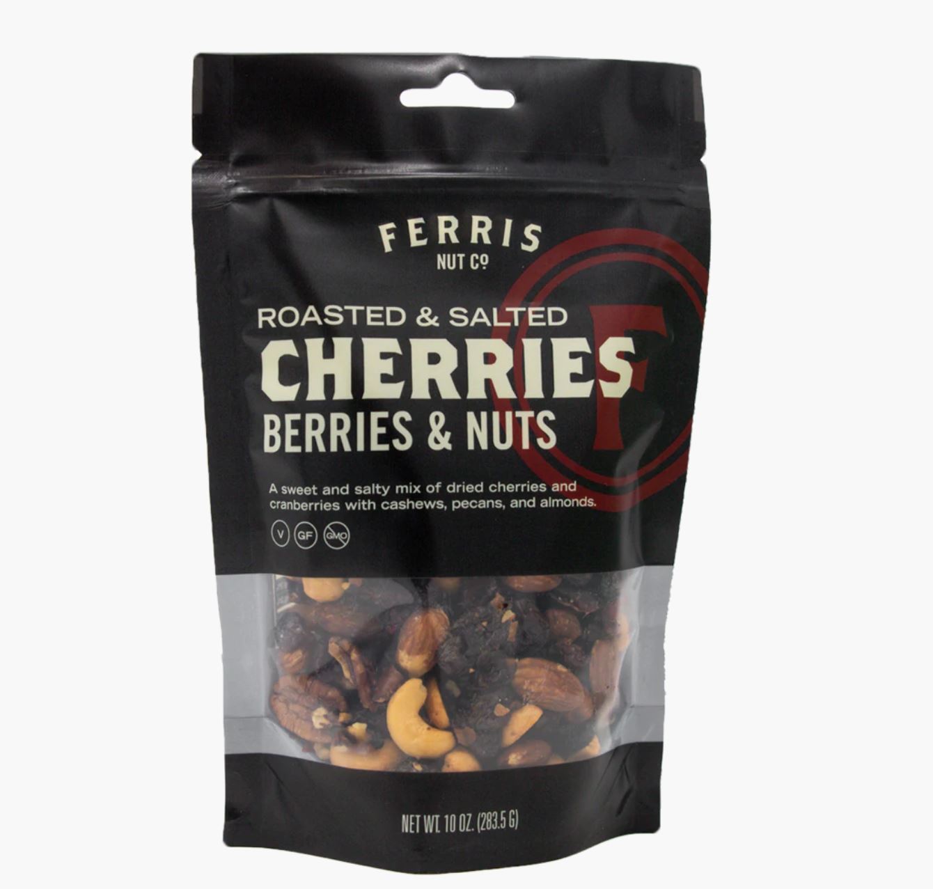 Ferris Nut Co. Roasted & Salted Cherries Berries & Nuts, 10 oz