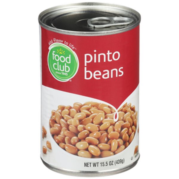 Food Club Pinto Beans, 15.5 oz