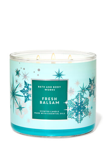 Bath & Body Works 3-Wick Candle, Fresh Balsam, 14.5 oz