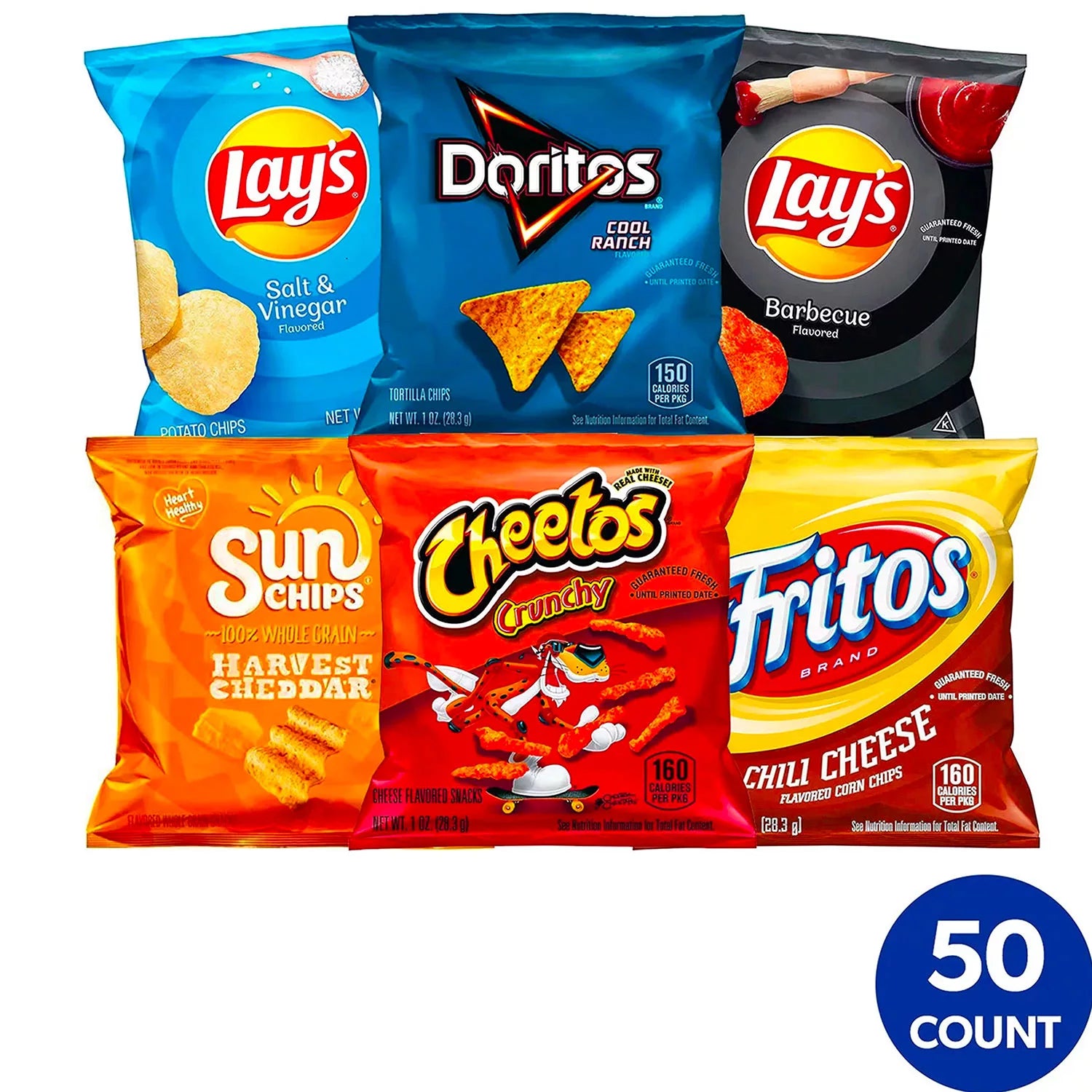 Frito Lay Flavor Mix, 50 ct