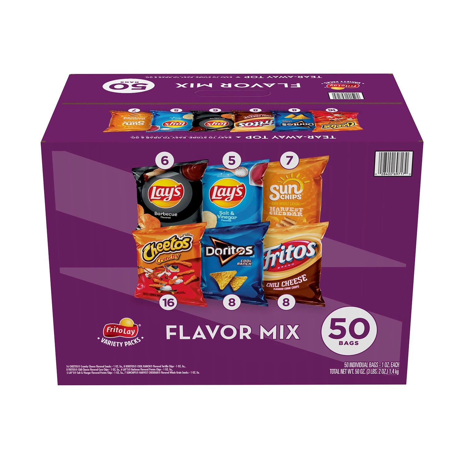 Frito Lay Flavor Mix, 50 ct