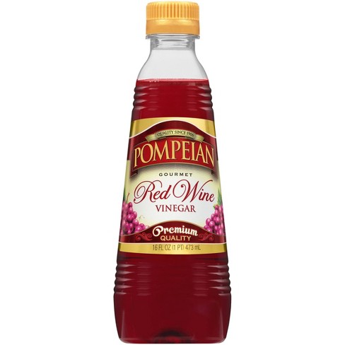 Pompeian Red Wine Vinegar, 16 oz