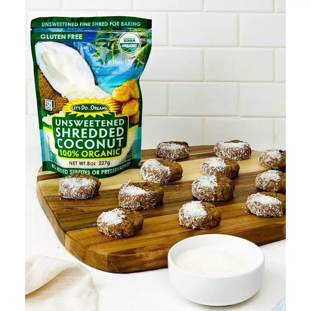 Let's Do Organic Unsweetened Shredded Coconut, 8 oz